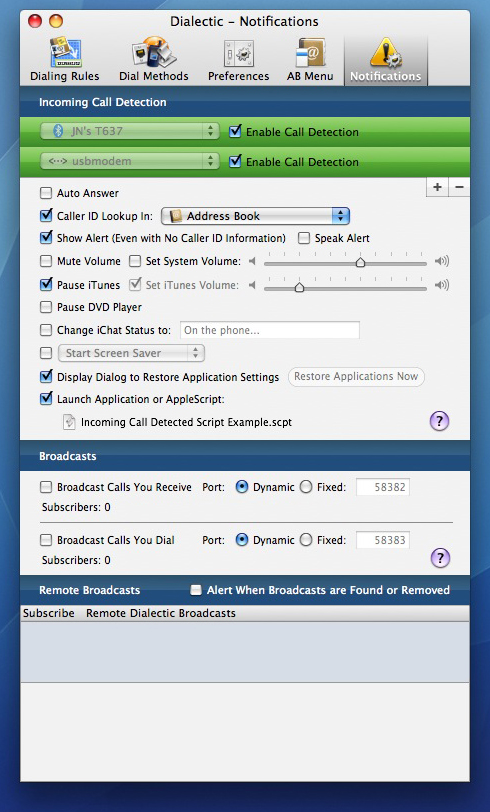 Notifications