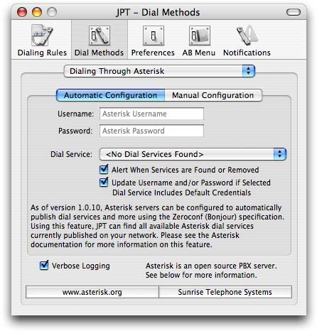Dial Method Asterisk