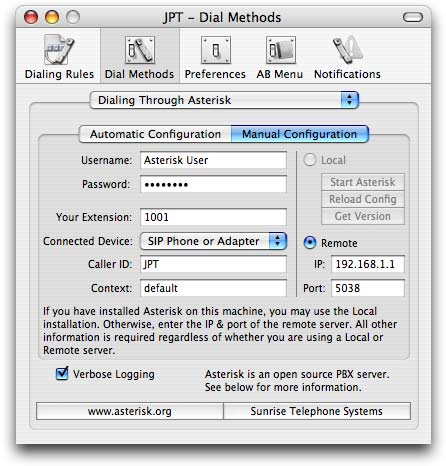 Dial Method Asterisk
