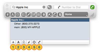 main window lookup results annotated